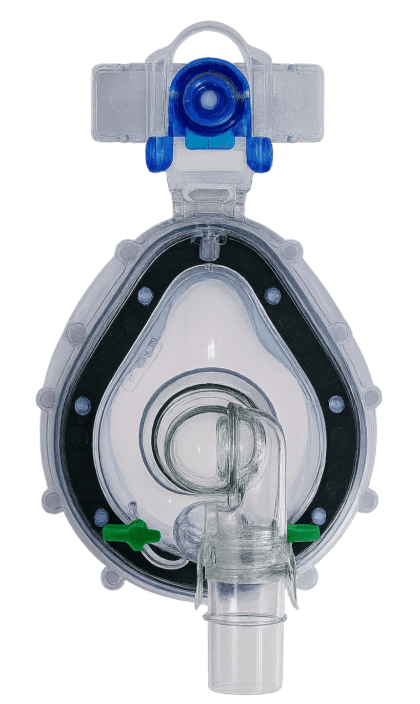 Комплект для неінвазивної вентиляції легень (NIV) Bluestar Plus Secure з клапаном безпеки Anti-Asphyxia, Non-vented (Child) KM-314V